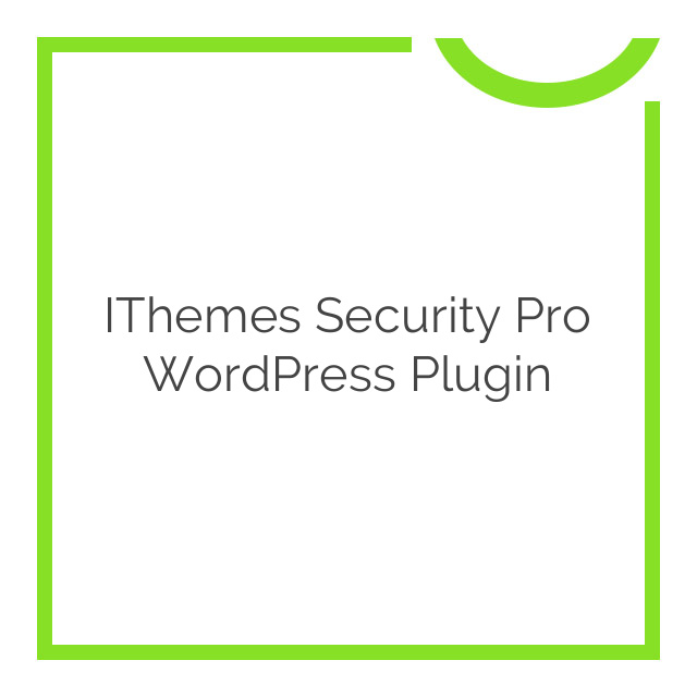 iThemes Security Pro